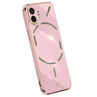 قاب محافظ TPU با لبه طلایی آبکاری شده ضد خش XINLI برای Nothing Phone2