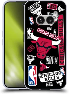 طرح‌های قاب محافظ سر، قاب ژله‌ای طرح بنر عمودی NBA شیکاگو بولز با گوشی