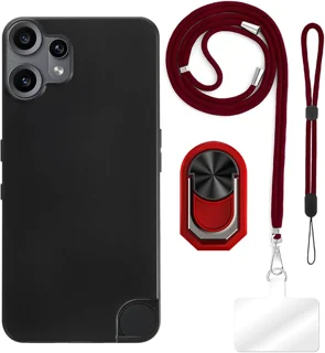 قاب محافظ ESCAMOT [4 in 1] سازگار با Nothing CMF Phone 2 Pro 5G به همراه بند، مچ بند و حلقه
