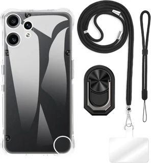 قاب محافظ ESCAMOT [4 in 1] سازگار با Nothing CMF Phone 2 Pro 5G به همراه بند