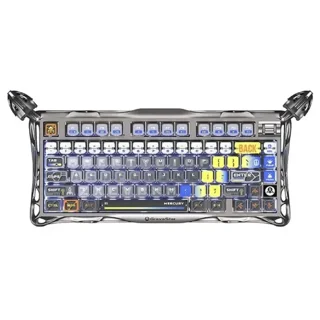 کیبورد گیمینگ گراوا استار مدل Mercury K1 Pro 75% Interstellar Silver